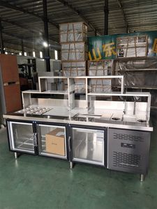 Comptoir de bar à thé au lait glacé de haute qualité, personnalisé pour les boutiques de bubble tea - Product Image 2