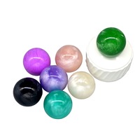 Vente en gros de bouchons de parfum personnalisés en résine de cristal ronde de luxe, colorés et personnalisables