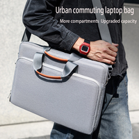 Tas Laptop Bisnis Anti Maling Tahan Air Anti Guncangan Tebal 15.6 Inch dengan Airbag, Bahan Polyester, Model Terbaru