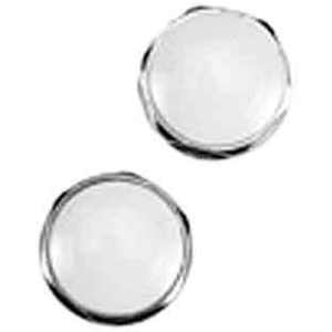 Bouchon de valve de pneu en laiton chromé 3/8 Capuchon blanc - Product Image 2