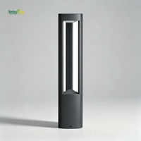 Lampe de balise de jardin en alliage d'aluminium LED DC/AC, étanche IP65, à économie d'énergie, pour aménagement paysager, fournie directement par l'usine