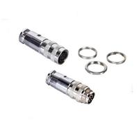 Lumberg Gerader Stecker 6-polig M16 Wasserdichter Kabelanschluss Docking-Anschluss MINI Din Steckverbinder