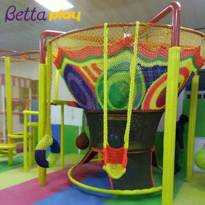 Filets d'escalade en <span class=keywords><strong>crochet</strong></span> arc-en-ciel Bettaplay pour aire de jeux intérieure, aire de jeux pour enfants - Product Image 6