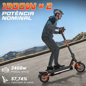 Trottinette électrique Duplo 2400W, grande autonomie 46-65km, étanche IPX5, contrôle par application, pliable, pour adultes - Product Image 4