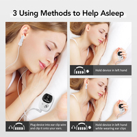 Appareil de thérapie par impulsions portatif rechargeable à clip d'oreille intelligent CES pour l'aide au sommeil