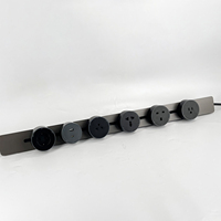 Sistema de tira de alimentación universal de 3 salidas 2025 Enchufe de pista de pared eléctrico USB tipo C multifuncional con corriente nominal de 32A