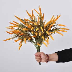 Ramo de Salvia Artificial Yoshinobu, Naranja Amarillo, 0.07kg, Decoración Nórdica para el Hogar - Product Image 2