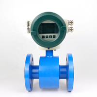 Débitmètre électromagnétique 1 pouce en acier inoxydable lisier eaux usées liquide capacité capteur de débit magnétique débitmètre d'eau débitmètre