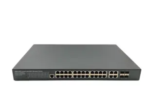 24 Port Gigabit Managed Poe Switch With 4 X 10/100/1000Mbps RJ45 SFP Combo Switches