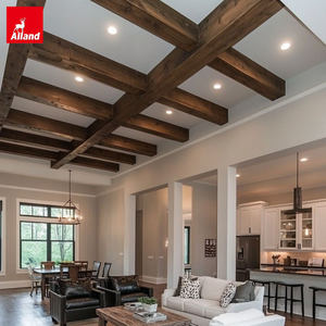 Poutres en <span class=keywords><strong>bois</strong></span> <span class=keywords><strong>imitation</strong></span> chêne blanc rustique en fibre de <span class=keywords><strong>bois</strong></span> Allandgroup pour le plafond du salon, designer pour propriétaires - Product Image 6