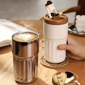 Taza de Café Aislada de Acero Inoxidable de 450 ml, Taza de Agua Inteligente para Coche, para Viajes al Aire Libre, con Pantalla de Temperatura - Product Image 3