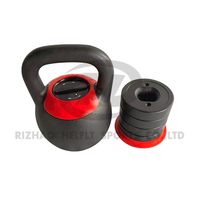 Kettlebell réglable de 16Kg 24Kg en fonte de haute qualité fabriqué en Chine