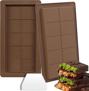 Moule à chocolat en silicone profond, grand et épais, pour barres de chocolat fourrées, moule à grandes barres de chocolat - Product Image 1