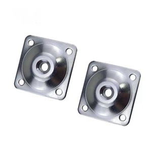 Couvre-pieds de canapé Hanlinchang 49x49x2.0mm, connecteur carré plat en acier carbone estampé pour pieds en bois - Product Image 1