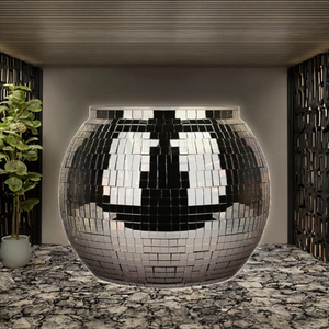 Disco Bóng Kính Mới Lạ Bút Chì Chủ & Nến Chủ Đèn Pin Đa Chức Năng Máy Tính Để Bàn Trang Trí Cho Văn Phòng Giáng Sinh Lưu Trữ - Product Image 2