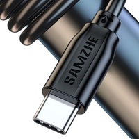 Cable USB Tipo C SAMZHE, Cable de Conexión de Datos de Impresora USB-C a USB-B con Conector Cuadrado, Compatible con Impresoras Epson, HP y Canon