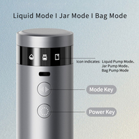 Scelleuse sous vide portative 3-en-1 avec réservoir d'eau, mode humide/sec, rechargeable USB-C, pour sacs et bocaux Mason