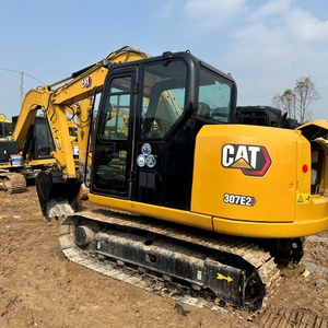 Excavadora de cadenas CAT 307E usada de segunda mano, maquinaria pequeña con peso operativo de 7 toneladas, equipo de excavación. - Product Image 2
