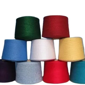 Multiple Colors Fire Retardant High Strength Modacrylic Cotton Blended Yarn For Woven Fabric