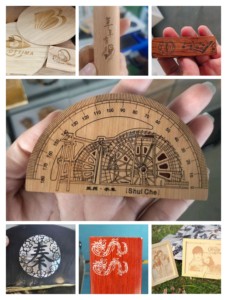 Machine de découpe et de gravure laser CO2 à refroidissement par air Ruijie, nouvelle génération, 80w 100w 130w 300w, haute productivité, bois, acrylique, cuir, MDF - Product Image 3