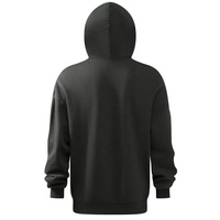 Sweat-shirt à capuche en polyester/coton tricoté d'hiver personnalisé - Demi-zip unique et motifs de logo personnalisables sur le devant