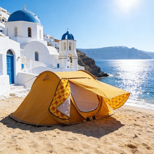 Tenda da Spiaggia Automatica di Lusso Impermeabile per uno Stile di Vita Elegante e un Comodo Riparo dal <span class=keywords><strong>Sole</strong></span> e dalla Sabbia - Product Image 1