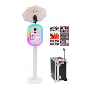 Station de photos ovale pour <span class=keywords><strong>iPad</strong></span> 13/Surface <span class=keywords><strong>Pro</strong></span> 12.3/DSLR, machine à selfie pour la location d'événements de mariage et de fête - Product Image 2