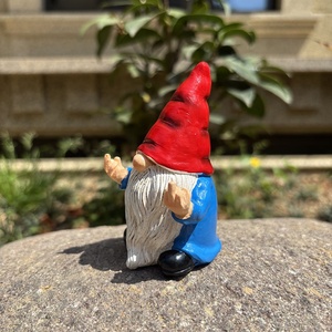 Phong Cách Mới Nhựa Thủ Công Vườn Cảnh Quan Trang Trí Ngón Tay Giữa Gnome Bức Tượng Nhỏ Động Vật Trang Trí Cho Ngoài Trời Sân Cỏ Nhà - Product Image 5