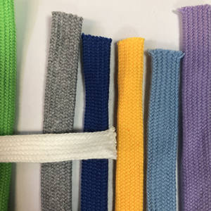 حبل من القطن والبوليستر الملون بحبل مسطح من القطن والبوليستر - Product Image 2