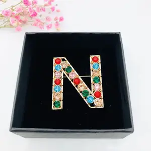 Hot Selling Fashion Luxury Famous Brand Designer Jewelry Gold Plated Double G CC Designer Brooch For Women