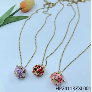 Collana geometrica alla moda con placcatura in oro stile alla moda per qualsiasi vestito gioiello religioso femminile perla di diamante per regali - Product Image 1