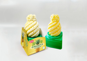 Siyu OEM Crème glacée à l'ananas surgelée très vendue, saveur coréenne sucrée et juteuse, certifiée Halal, emballage personnalisé en boîte, prêt à consommer - Product Image 3