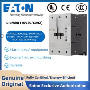 EATON Moeller <span class=keywords><strong>DILM80</strong></span> (110V50/60HZ)  Excelentes Arrancadores y Contactores de Motor con Excelente Extinción de Arco para Equipos de Máquinas Herramienta - Product Image 1