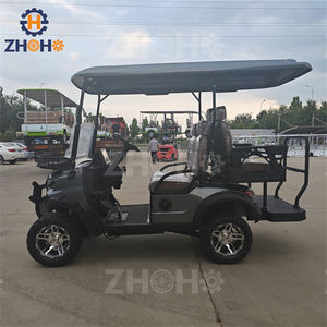 कस्टम डीलक्स ऑफ-रोड इलेक्ट्रिक गोल्फ कार्ट 2-4 सीटर स्ट्रीट-कानूनी क्लब कार - Product Image 1
