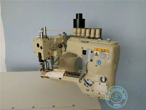 Guangzhou Brandnew Industrial High Speed Electronic Lock Motor Ornamental Coverstitch <b>Sewing</b> Machine Manual Feed Stitch - Product Image 2