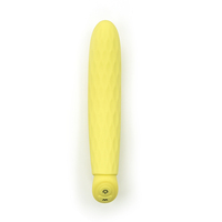Vibrador de punto G para mujeres, estimulador de clítoris, de Color amarillo de silicona suave consolador, Juguetes sexuales femeninos realistas, más vendido
