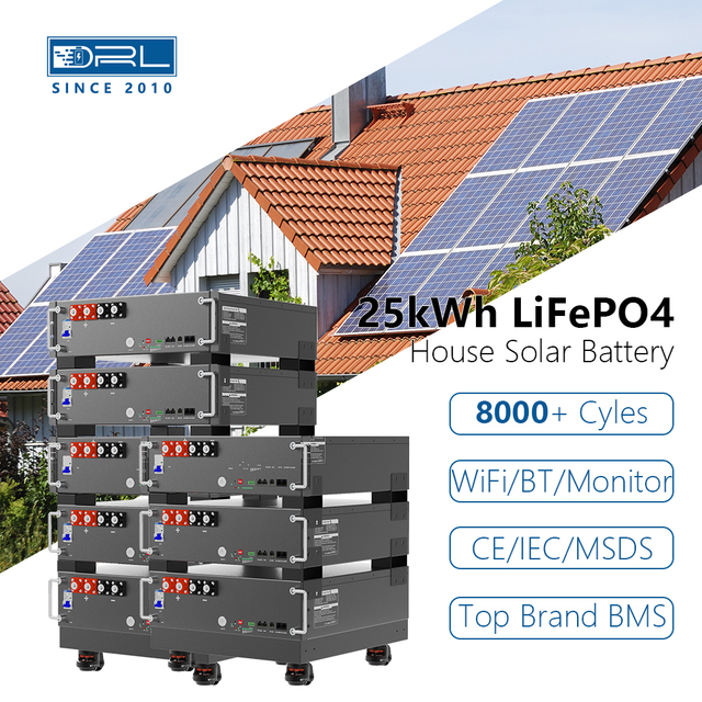 Batterie Au Lithium Ion LiFePO4 Battery Solar 48V 150Ah 100Ah 200Ah 300Ah 10kW 20 kWh DDP Courier Service Li Ion Battery