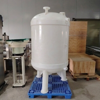 Réservoir de stockage en plastique PP anti-corrosion, résistant aux acides, prix usine
