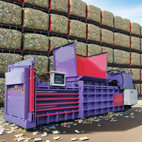 Prensa Hidráulica Horizontal Automática ES para Cartón y Papel, Empacadora de Paja y Cartones, Ecológica