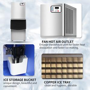 Commercial <b>Ice</b> <b>Maker</b> Making Machine Home Business Block Automatic Cube Air Cooling <b>Ice</b> Cube Machine 300kg - Product Image 6