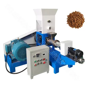 Pet packing pallet animal feed automatic extruder small pellet dog food making machine