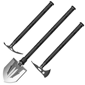 <span class=keywords><strong>Set</strong></span> di Pale Pieghevoli Leggere in Acciaio 3Cr13 OEM Vast State, Multifunzionali per Campeggio, Sopravvivenza all'Aperto e Auto - Product Image 1