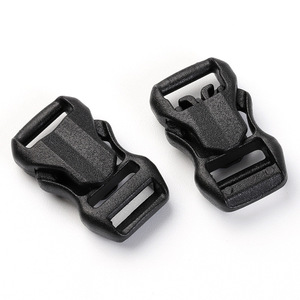 Hebilla de liberación lateral de plástico, 10 mm de diámetro interior, negra, duradera, para bolsos - Product Image 3