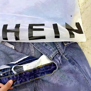 <span class=keywords><strong>Jean</strong></span> <span class=keywords><strong>skinny</strong></span> déchiré <span class=keywords><strong>taille</strong></span> <span class=keywords><strong>haute</strong></span> coupe droite en denim délavé pour femme, style streetwear décontracté, collection printemps - Product Image 5