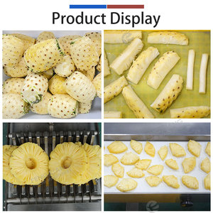 Small <b>Scale</b> Pineapple Processing Solution Semi-Auto Pineapple Peeler Corer Cutter Machines - Product Image 3