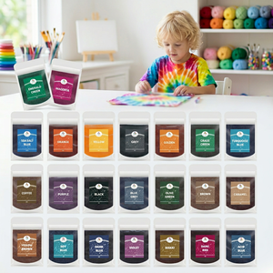 Pigmentos Tie-Dye en Bolsitas de 10g, 34 Colores, Material para Teñir <span class=keywords><strong>Ropa</strong></span> para Niños, Polvo de Pigmento Tie-Dye para Arte DIY - Product Image 1