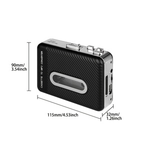 Reproductor y Grabador de Casetes Mini USB - Convertidor Portátil de <span class=keywords><strong>MP3</strong></span> USB-C, Sonido Estéreo con Reverso Automático y Compatibilidad con Cintas IC - Product Image 6