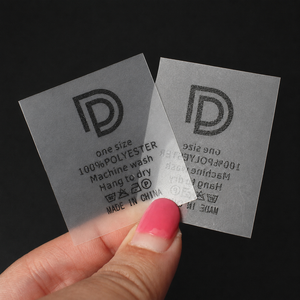 <strong>Garment</strong> <strong>Processing</strong> <strong>Accessories</strong> Wholesale Custom Printed Logo Heat Transfer Printing Wash Care Neck Labels for T Shirts - Product Image 2