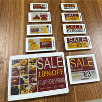 Label Harga Digital Layar E-Ink untuk Toko Kelontong Supermarket Sistem EAS API NFC E-Paper ESL Electronic Shelf Talker