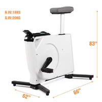 Fabricación de fábrica Custom Mini Home Fittee Use bicicletas estáticas plegables para la venta